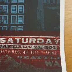 Fitz And The Tantrums - 2012 Jon Smith Poster Seattle Showbox Gig Posters