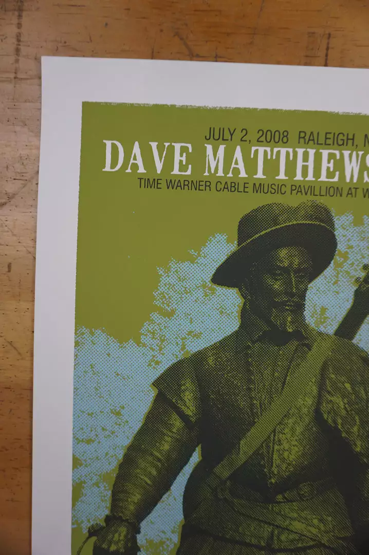 Dave Matthews Band - 2008 Methane Poster Raleigh Walnut Creek AP Gig Posters 5 Dave Matthews Band - 2008 Methane Poster Raleigh Walnut Creek AP Gig Posters