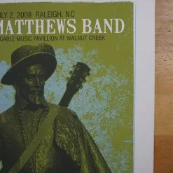 Dave Matthews Band - 2008 Methane Poster Raleigh Walnut Creek AP Gig Posters 12 Dave Matthews Band - 2008 Methane Poster Raleigh Walnut Creek AP Gig Posters