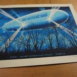 Dave Matthews Band - 2015 Methane Poster Rogers, Arkansas AP