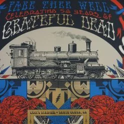 Grateful Dead - 2015 Status Serigraph Poster Fare Thee Well Santa Clara
