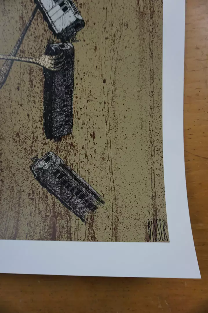 Hunger - 2015 Bisser Poster Street Art Screen Print 7 Hunger - 2015 Bisser Poster Street Art Screen Print