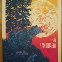 Ray LaMontagne - 2016 John Vogl Poster The Bungaloo Raleigh Red Hat Gig Posters 10 Ray LaMontagne - 2016 John Vogl Poster The Bungaloo Raleigh Red Hat Gig Posters