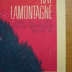 Ray LaMontagne - 2016 John Vogl Poster The Bungaloo Raleigh Red Hat Gig Posters 13 Ray LaMontagne - 2016 John Vogl Poster The Bungaloo Raleigh Red Hat Gig Posters
