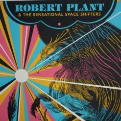 Robert Plant - 2016 John Vogl Poster Dallas, TX Moody Theater