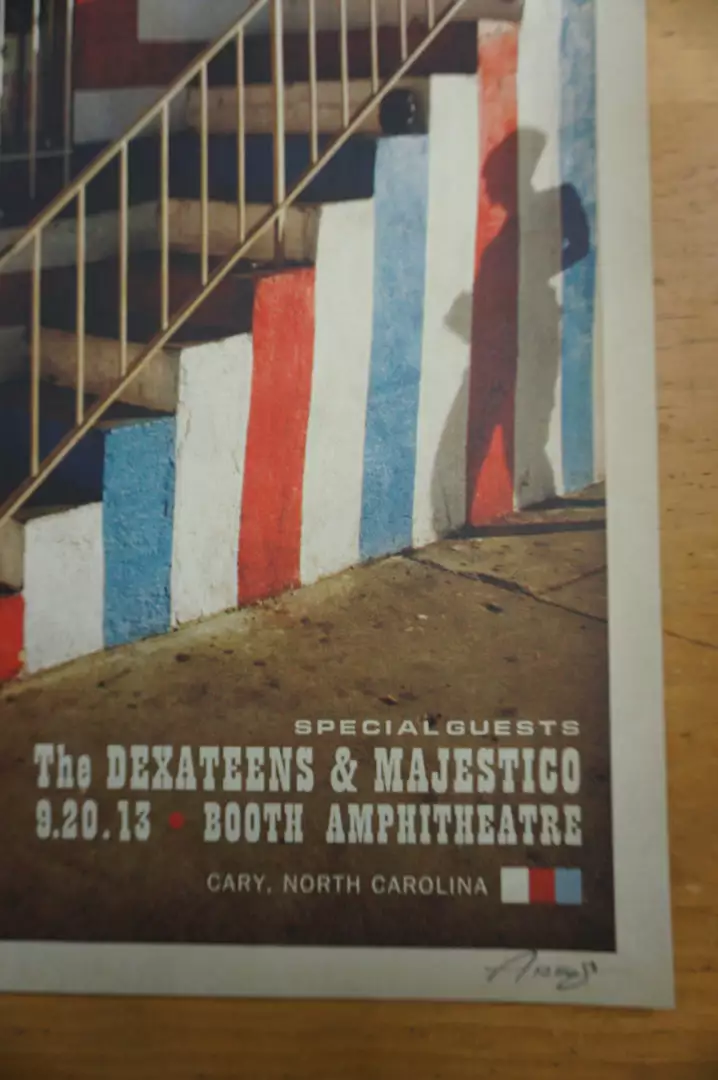 Alabama Shakes - 2013 Kii Arens Poster Cary, NC Booth Amph. Gig Posters 7 Alabama Shakes - 2013 Kii Arens Poster Cary, NC Booth Amph. Gig Posters