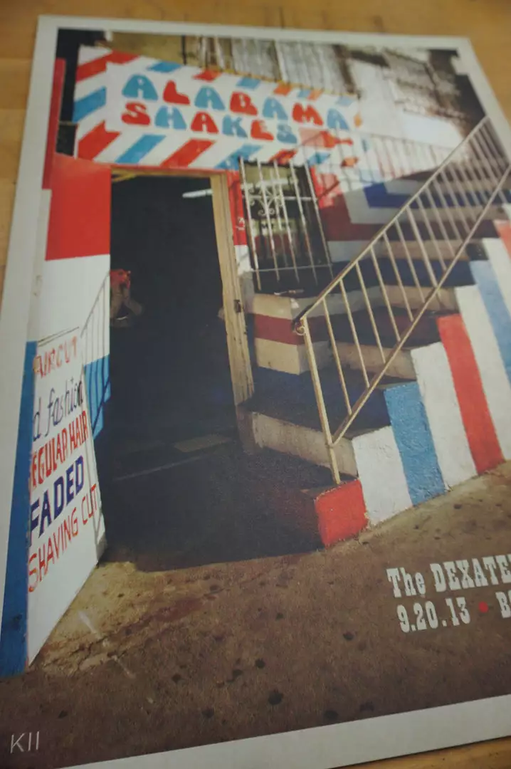 Alabama Shakes - 2013 Kii Arens Poster Cary, NC Booth Amph. Gig Posters 9 Alabama Shakes - 2013 Kii Arens Poster Cary, NC Booth Amph. Gig Posters