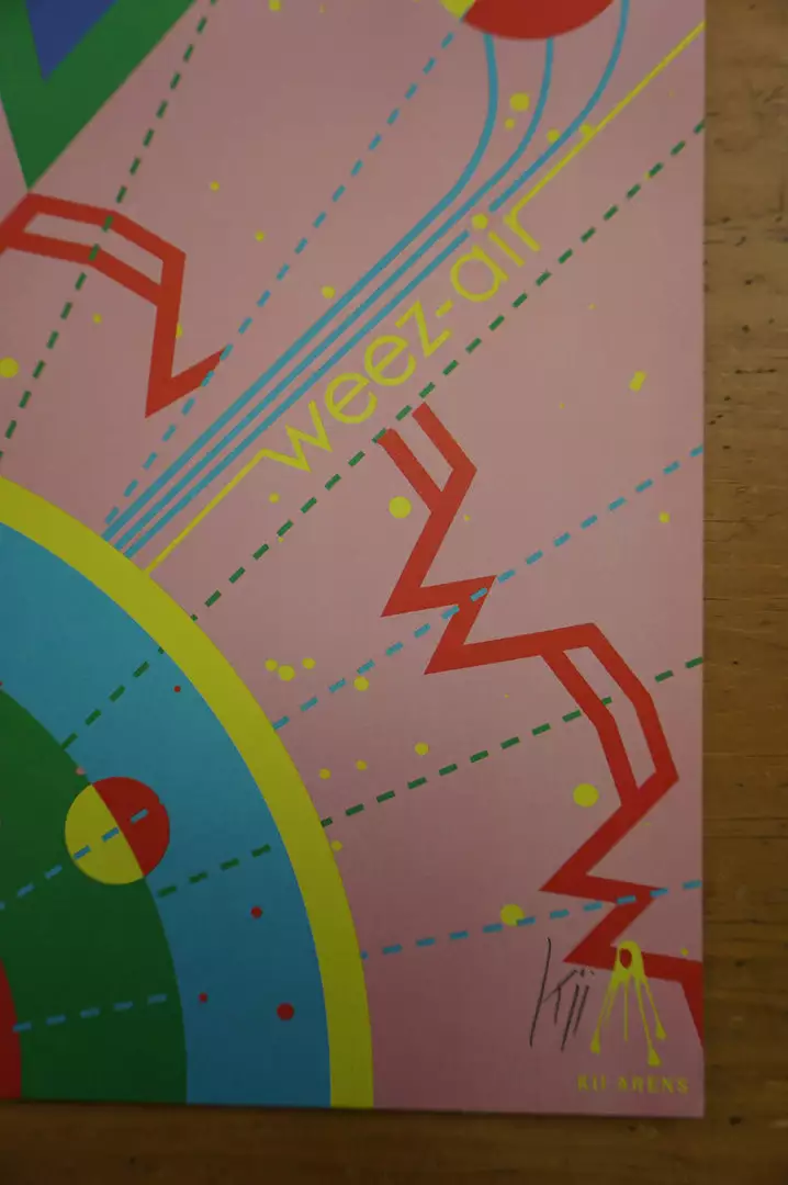 Weezer - 2016 Kii Arens Poster The Troubadour Los Angeles, CA 7 Weezer - 2016 Kii Arens Poster The Troubadour Los Angeles, CA