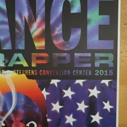 Chance The Rapper - 2015 Kii Arens Poster Rosemont, IL S/N Gig Posters