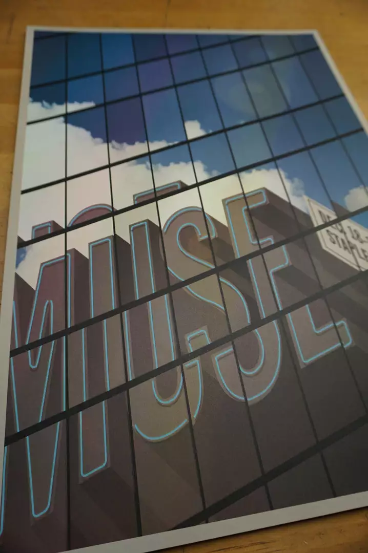 Muse - 2016 Kii Arens Poster Los Angeles Staples Center Gig Posters 9 Muse - 2016 Kii Arens Poster Los Angeles Staples Center Gig Posters