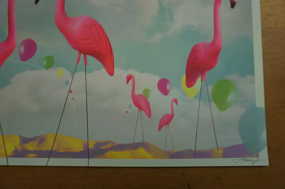 Coachella - 2016 Kii Arens Poster Indio California AP Signed 7 Coachella - 2016 Kii Arens Poster Indio California AP Signed