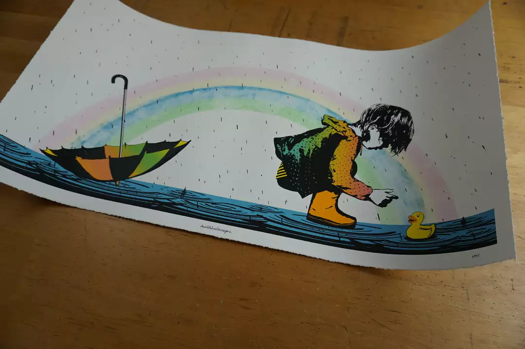 Used To Bee - 2015 Bumblebee Loves You Poster HPM Ed Bumble Bee 9 Used To Bee - 2015 Bumblebee Loves You Poster HPM Ed Bumble Bee