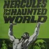 Sold Out Posters Movie/TV Posters Hercules In The Haunted World - 1962 Original One Sheet Poster Cinema