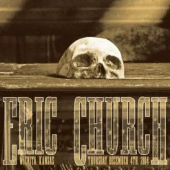 Eric Church - 2014 Crosshair Design Poster Wichita, KS Gig Posters