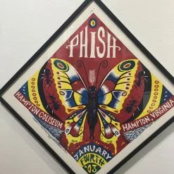 Phish - 2003 Jim Pollock Poster Hampton Virginia Framed SET