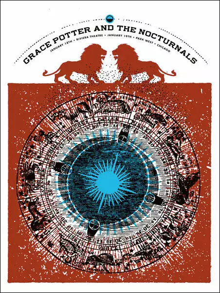 Grace Potter - 2013 Aesthetic Apparatus Poster Chicago, IL 4 Grace Potter - 2013 Aesthetic Apparatus Poster Chicago, IL