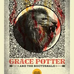 Gig Posters Grace Potter - 2013 Aesthetic Apparatus Poster Grand Rapids