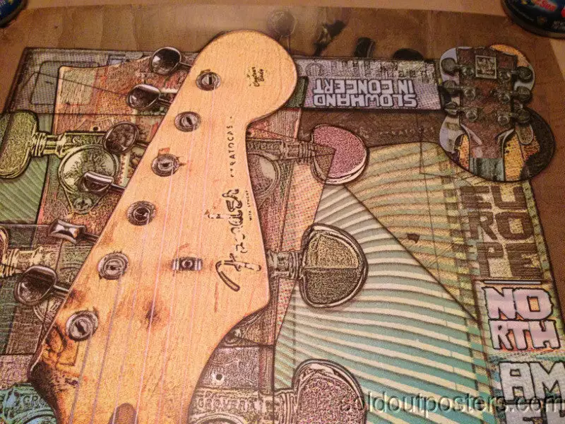 Eric Clapton - 2008 Ron Donovan Firehouse Poster US/Europe Tour North America Gig Posters 4 Eric Clapton - 2008 Ron Donovan Firehouse Poster US/Europe Tour North America Gig Posters