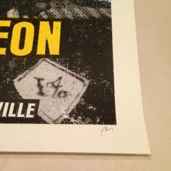 Kings Of Leon - 2014 Print Mafia Poster Gary Clark Jr Nashville, TN S/N