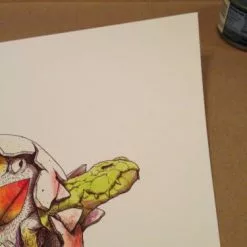 SURVIVAL 05 - 2013 Zed1 Poster Print Art Print Ed. Of 20 Hand Embellished S/N