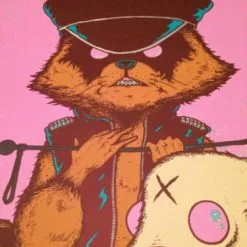 Queens Of The Stone Age - 2013 Jermaine Rogers Poster Detroit FOIL Fillmore