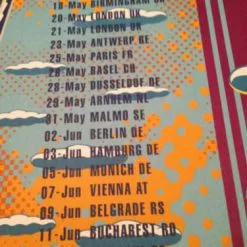 Eric Clapton - 2010 John Van Hamersveld Poster Print Limited Ed Steve Winwood