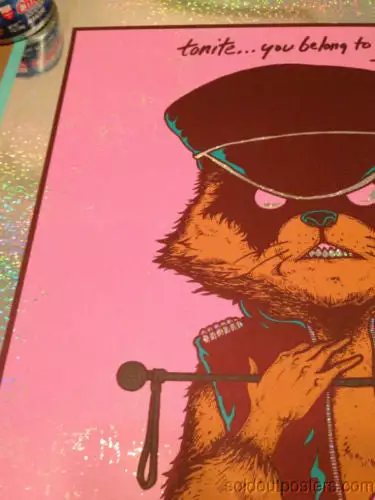 Queens Of The Stone Age - 2013 Jermaine Rogers Poster Detroit FOIL Fillmore 5 Queens Of The Stone Age - 2013 Jermaine Rogers Poster Detroit FOIL Fillmore