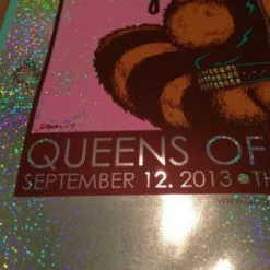 Queens Of The Stone Age - 2013 Jermaine Rogers Poster Detroit FOIL Fillmore 15 Queens Of The Stone Age - 2013 Jermaine Rogers Poster Detroit FOIL Fillmore