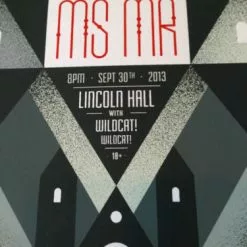 MS MR - 2013 Delicious Design Poster Print Chicago, IL Lincoln Hall 9/30/2013