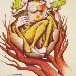 SURVIVAL 05 - 2013 Zed1 Poster Print Art Print Ed. Of 20 Hand Embellished S/N