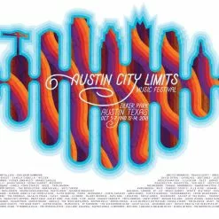 Austin City Limits Festival - 2018 Michael W. Hall Poster Zilker Park Texas