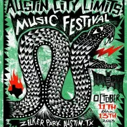 Austin City Limits Festival - 2013 Carlos Hernandez Poster #'d Print ACL Weekend 2