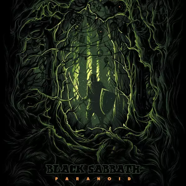 Black Sabbath - 2017 Dan Mumford Poster Paranoid VARIANT 3 Black Sabbath - 2017 Dan Mumford Poster Paranoid VARIANT