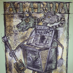 Alabama Shakes - 2012 Dan Grzeca Poster Chicago, IL Riviera Theatre
