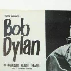 Sold Out Posters Bob Dylan - 1963 University Regent Theatre Poster Syracuse New York CORE 1st 11 Sold Out Posters Bob Dylan - 1963 University Regent Theatre Poster Syracuse New York CORE 1st