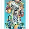Gig Posters Super Bowl LIV - 2020 Tristan Eaton Poster Miami Florida NFL Football