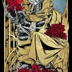 Grateful Dead - 2021 Rhys Cooper Poster Art Print Gold Foil