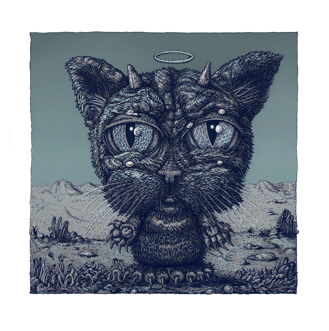 The Good Bad-Cat Variant - 2020 David Welker Poster, Art Print With COA 3 The Good Bad-Cat Variant - 2020 David Welker Poster, Art Print With COA