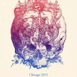 Grateful Dead - 2015 Kyle Baker Poster Fare Thee Well Chicago, IL