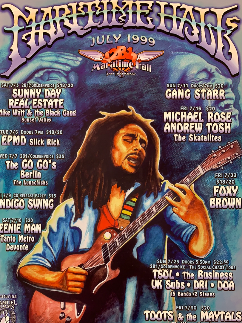 The Artworks MHP 69 Berlin, Go Go's - 1999 Poster Maritime Hall San Fran 1st 3 The Artworks MHP 69 Berlin, Go Go's - 1999 Poster Maritime Hall San Fran 1st