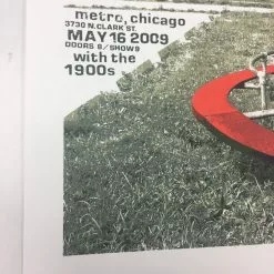 The Vaselines - 2009 Dan MacAdam Crosshair Poster Chicago, IL Metro