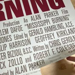 Sold Out Posters Mississippi Burning - 1988 One Sheet Movie Poster Original Vintage 27x40 Movie/TV Posters 15 Sold Out Posters Mississippi Burning - 1988 One Sheet Movie Poster Original Vintage 27x40 Movie/TV Posters