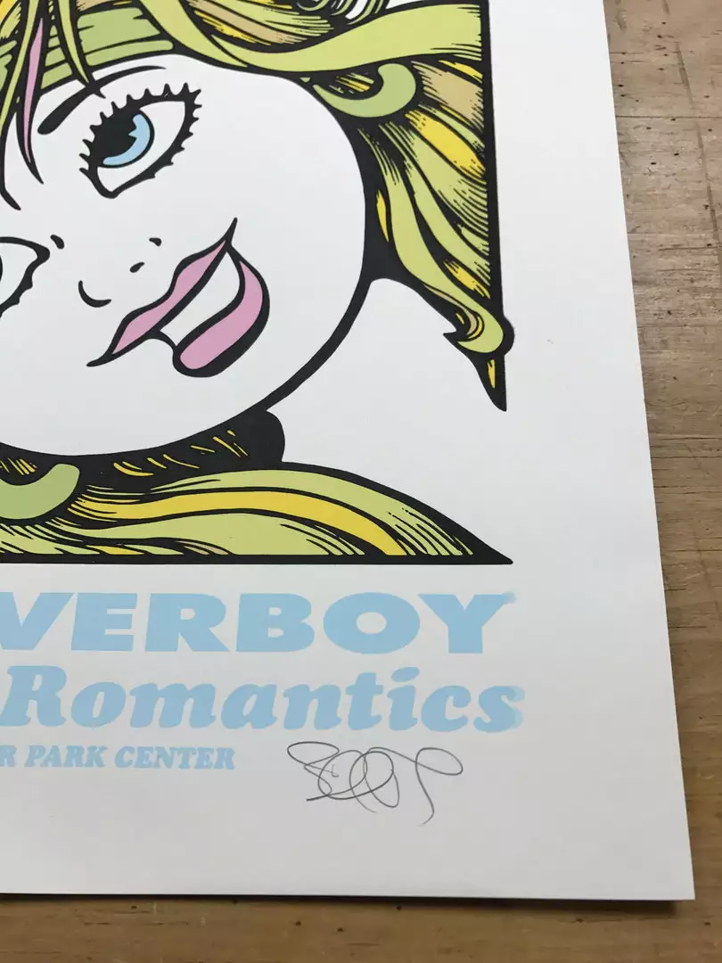 Rick Springfield - 2015 Billy Perkins Poster Cedar Park Center Gig Posters 6 Rick Springfield - 2015 Billy Perkins Poster Cedar Park Center Gig Posters