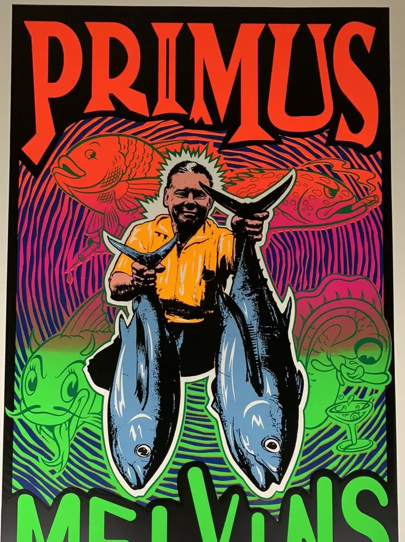 TAZ Gig Posters Primus - 1993 T.A.Z. Poster Hollywood, CA Palladium 1st Ed 3 TAZ Gig Posters Primus - 1993 T.A.Z. Poster Hollywood, CA Palladium 1st Ed