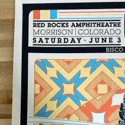 The Disco Biscuits - 2017 Nic Bogdal Poster Red Rocks Morrison, CO Colorado 10 The Disco Biscuits - 2017 Nic Bogdal Poster Red Rocks Morrison, CO Colorado