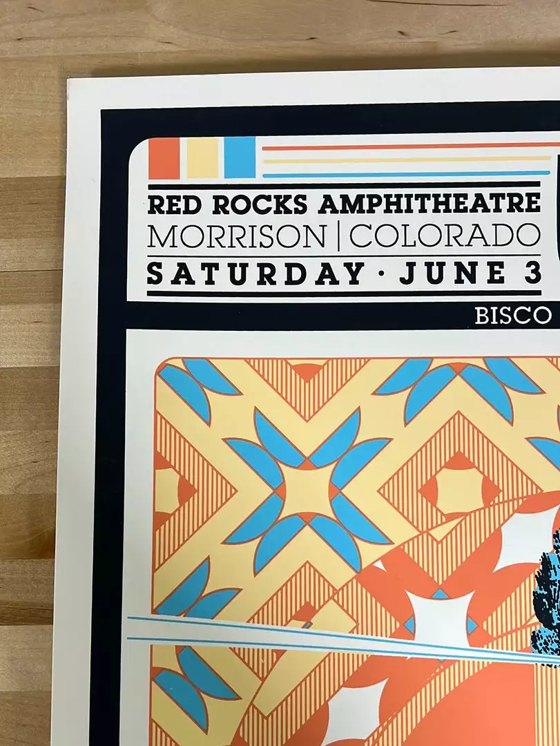 The Disco Biscuits - 2017 Nic Bogdal Poster Red Rocks Morrison, CO Colorado 5 The Disco Biscuits - 2017 Nic Bogdal Poster Red Rocks Morrison, CO Colorado