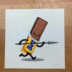 Boar Spear - 2019 Mike Mitchell Poster Print Food Dudes Art Prints