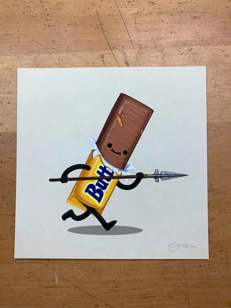 Boar Spear - 2019 Mike Mitchell Poster Print Food Dudes Art Prints 4 Boar Spear - 2019 Mike Mitchell Poster Print Food Dudes Art Prints