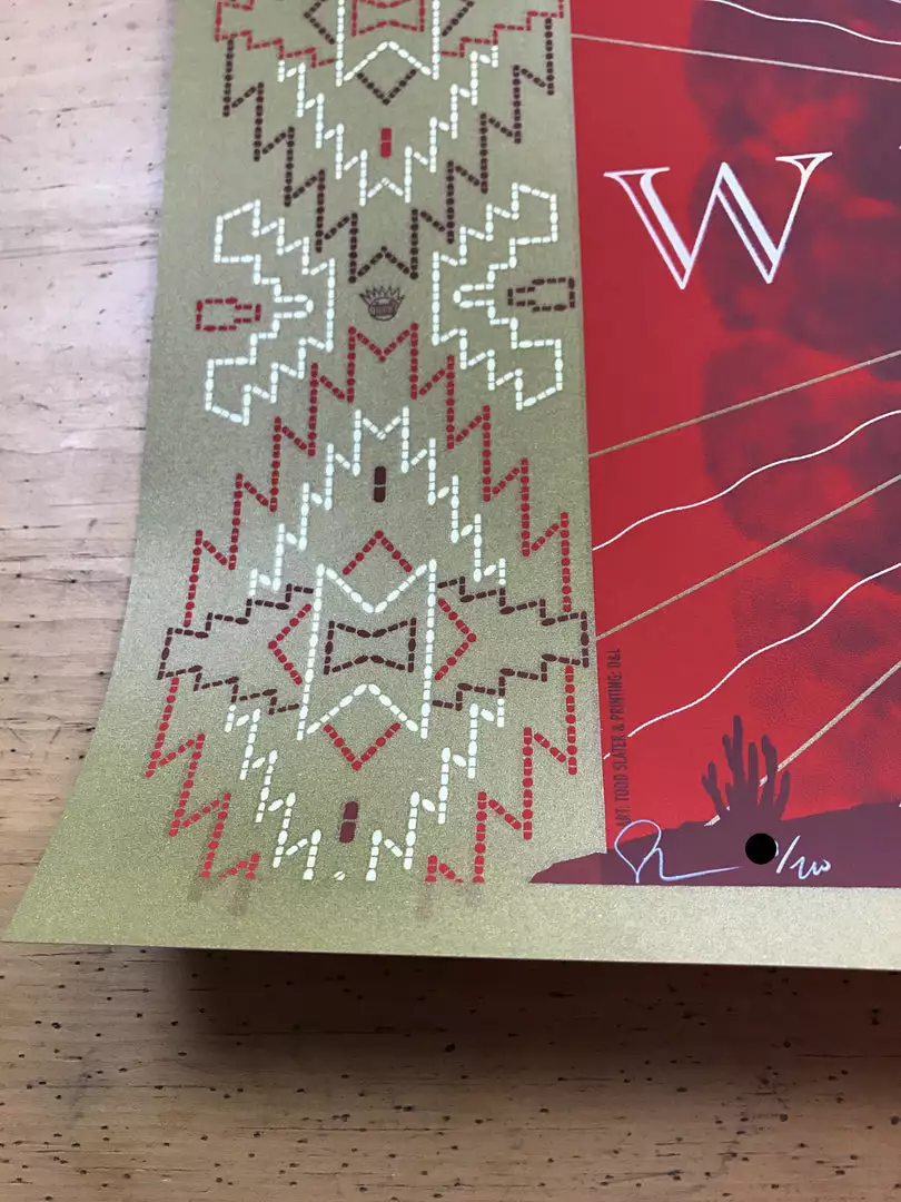 Ween - 2008 Todd Slater Poster Atlanta, GA Tabernacle Gig Posters 5 Ween - 2008 Todd Slater Poster Atlanta, GA Tabernacle Gig Posters