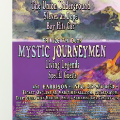 Greg Coiner MHP 108 Gregory Isaacs - 2001 Poster Maritime Hall San Fran 1st